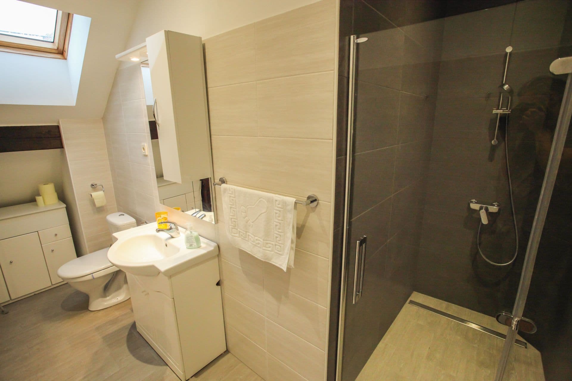 Master bedroom with comfortable double bed and ample storage space